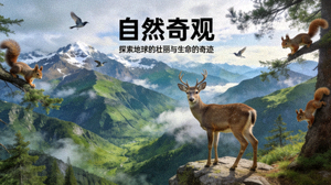 纪录片《自然奇观》展示壮丽山川与野生动物
